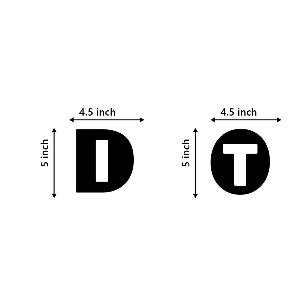 Do It Black Engineered Wood Wall Art Cutout, Ready To Hang Home Decor Kafalo