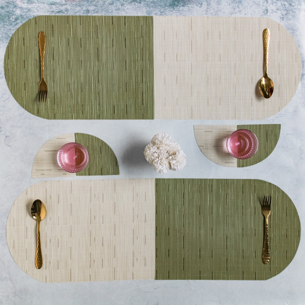 Dining Table Placemat and Coaster Set Nestasia