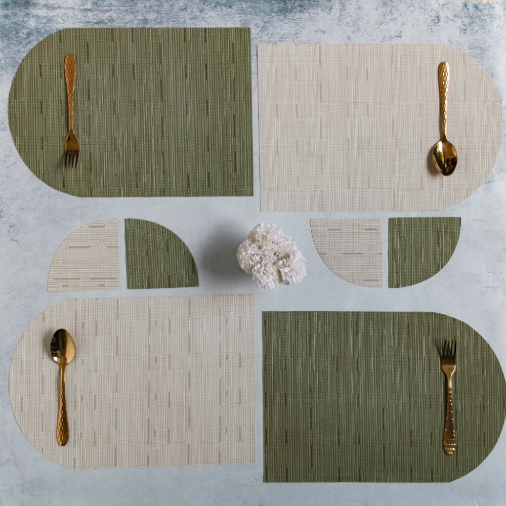Dining Table Placemat and Coaster Set Nestasia