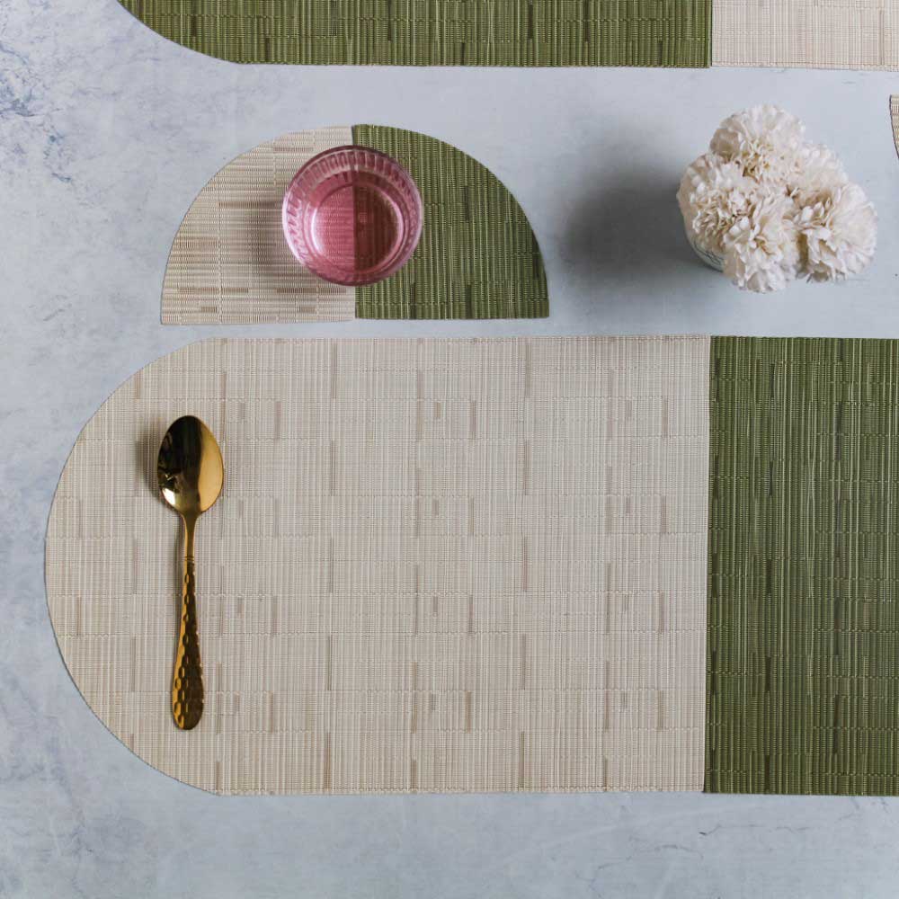 Dining Table Placemat and Coaster Set Nestasia