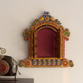 Decorative Handcrafted Papier-Mache Wooden Jharokha Wall Hanging Kafalo