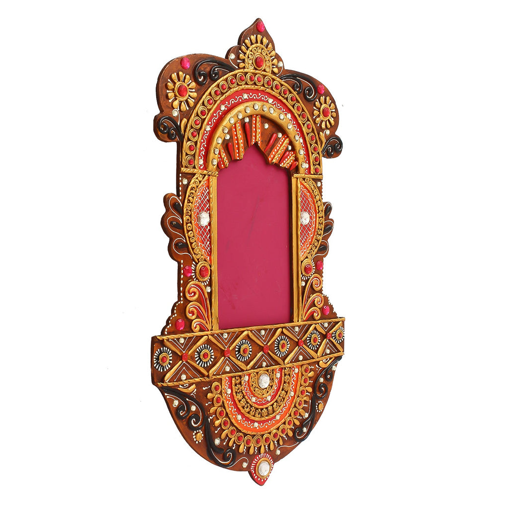 Decorative Handcrafted Papier-Mache Wooden Jharokha Wall Hanging