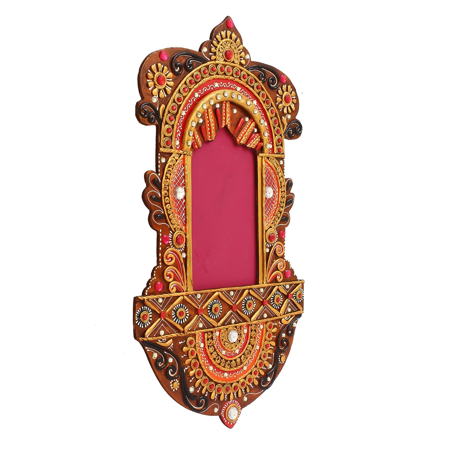 Decorative Handcrafted Papier-Mache Wooden Jharokha Wall Hanging