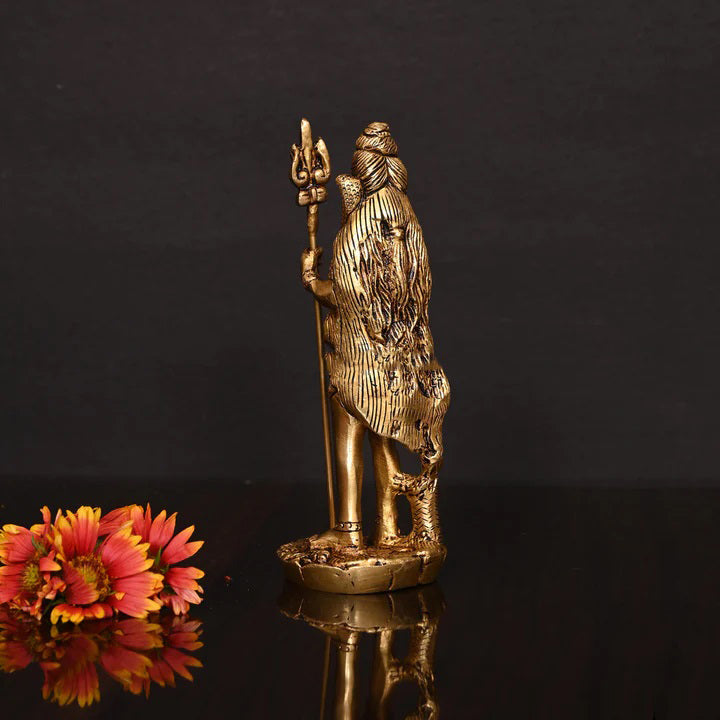 Brass Superfine Standing Shiva Idol (6.2 Inch) Vedansh Craft