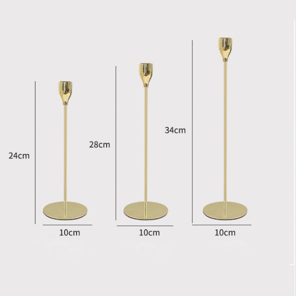 Metal Candle Holder Nestasia