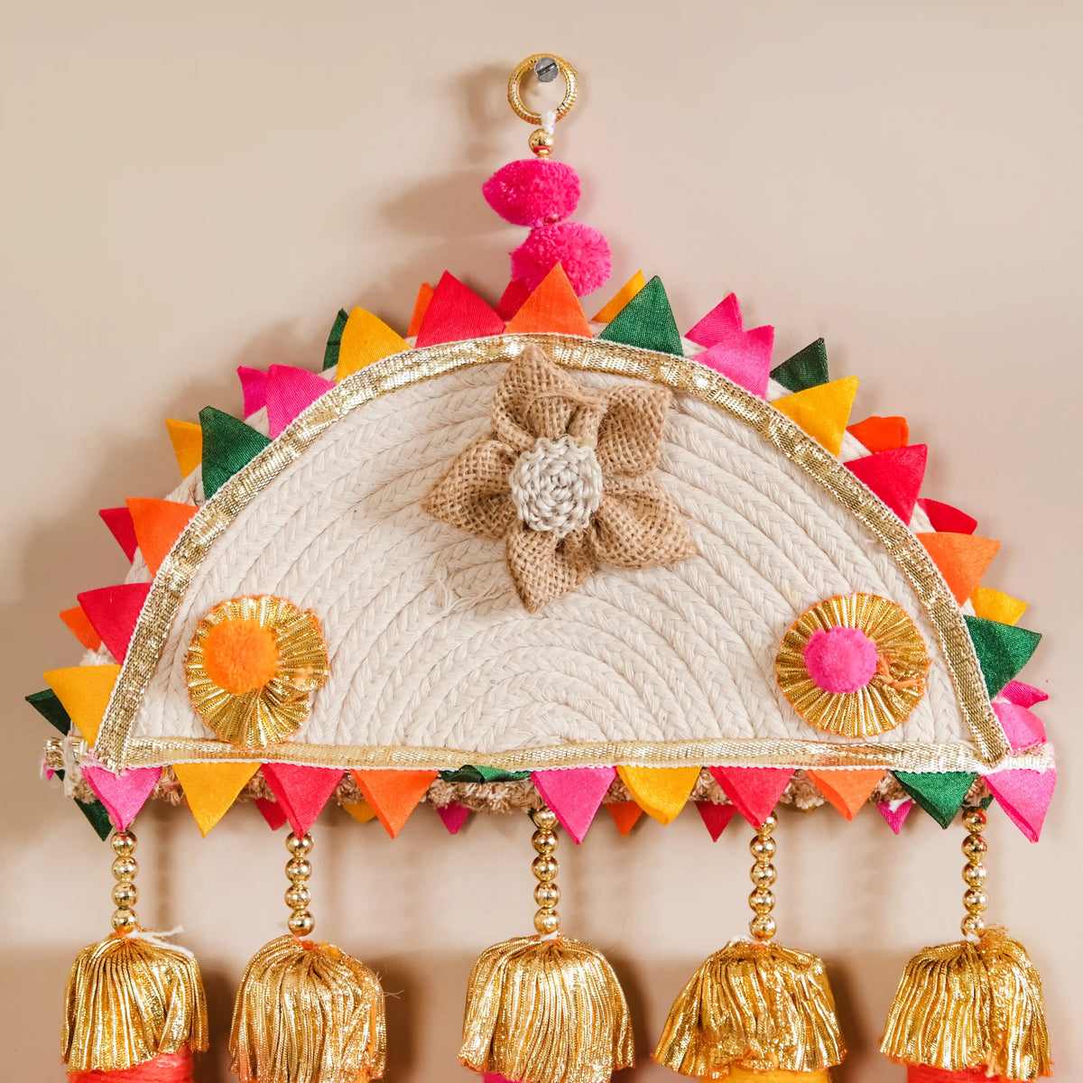 Multicolour Decorative Wall Hanging Set of 2 Nestasia