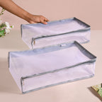 Wardrobe Organiser Storage Bag Duo In Grey Nestasia