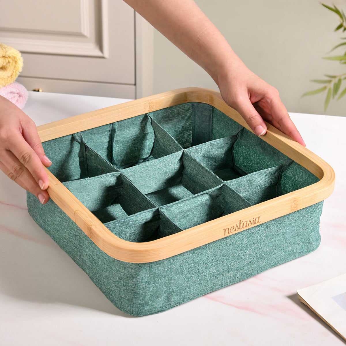Wardrobe Organiser With Compartments Nestasia