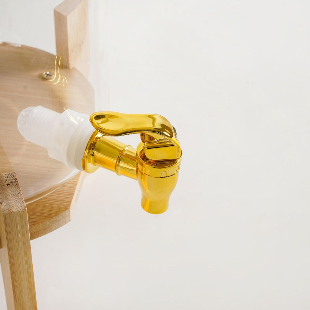 Water Dispenser With Bamboo Stand 2600ml Nestasia