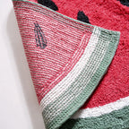 Watermelon Anti Slip Tufted Cotton Mat 83x43cm Nestasia