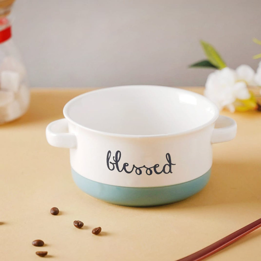 Ceramic Bowl With Handle Nestasia