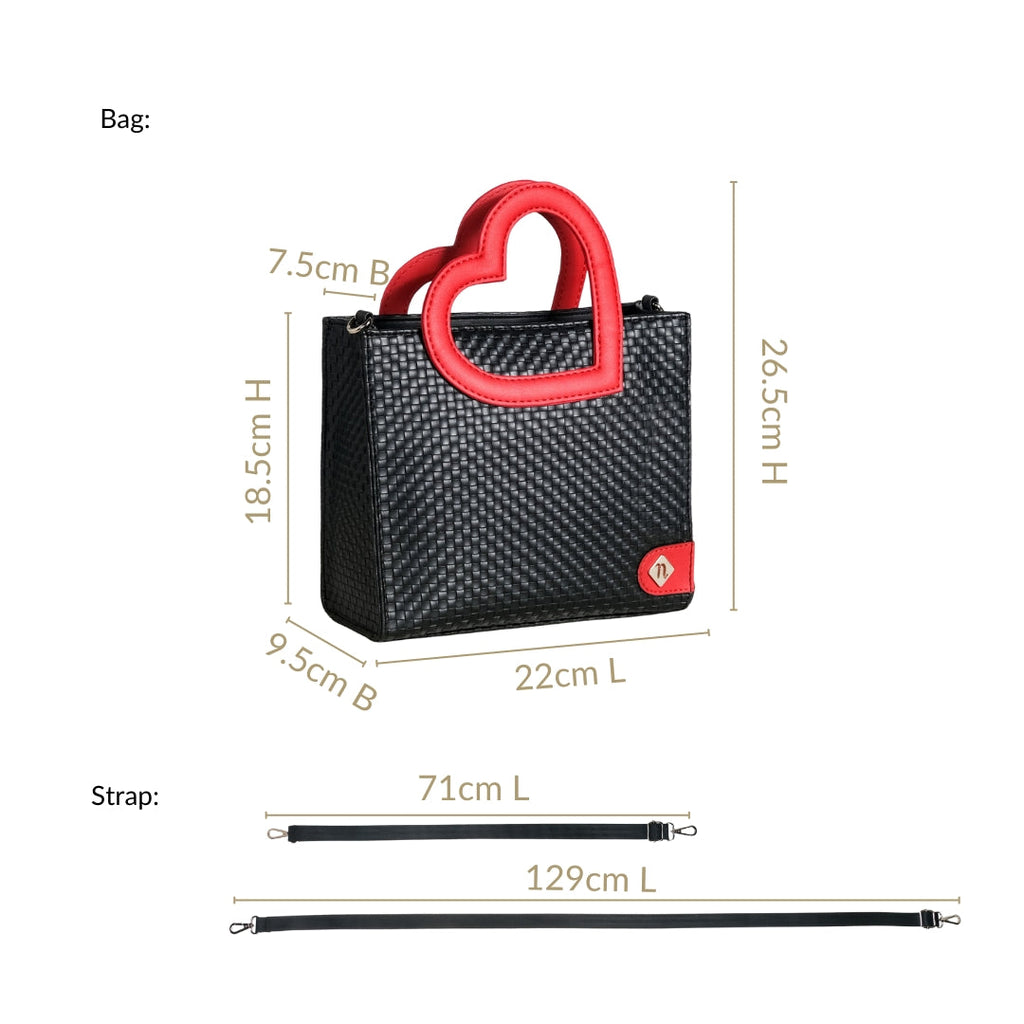 Soi Heart Handle Handbag Nestasia