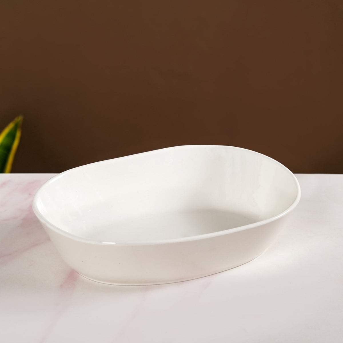 White 3 Tier Ceramic Fruit Bowl With Stand Nestasia