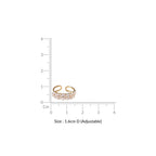 White Pearl Blossom Gold Ring Nestasia