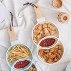 White Chip and Dip Bowl 500 ml Nestasia