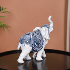 Mother Baby White Elephant Decor Showpiece Nestasia