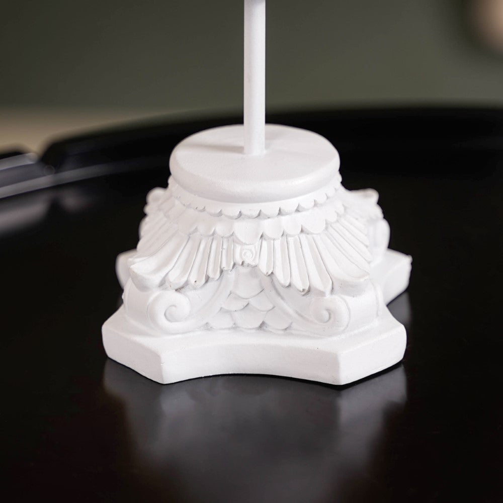 White Horse Bust Decor Showpiece With Stand Large Nestasia