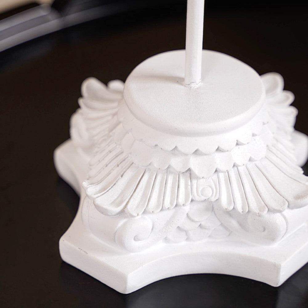 White Horse Bust Decor Showpiece With Stand Large Nestasia