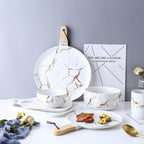White Marble Bowl 400 ml Nestasia