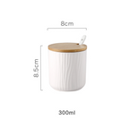 White Spice Jar Set Nestasia