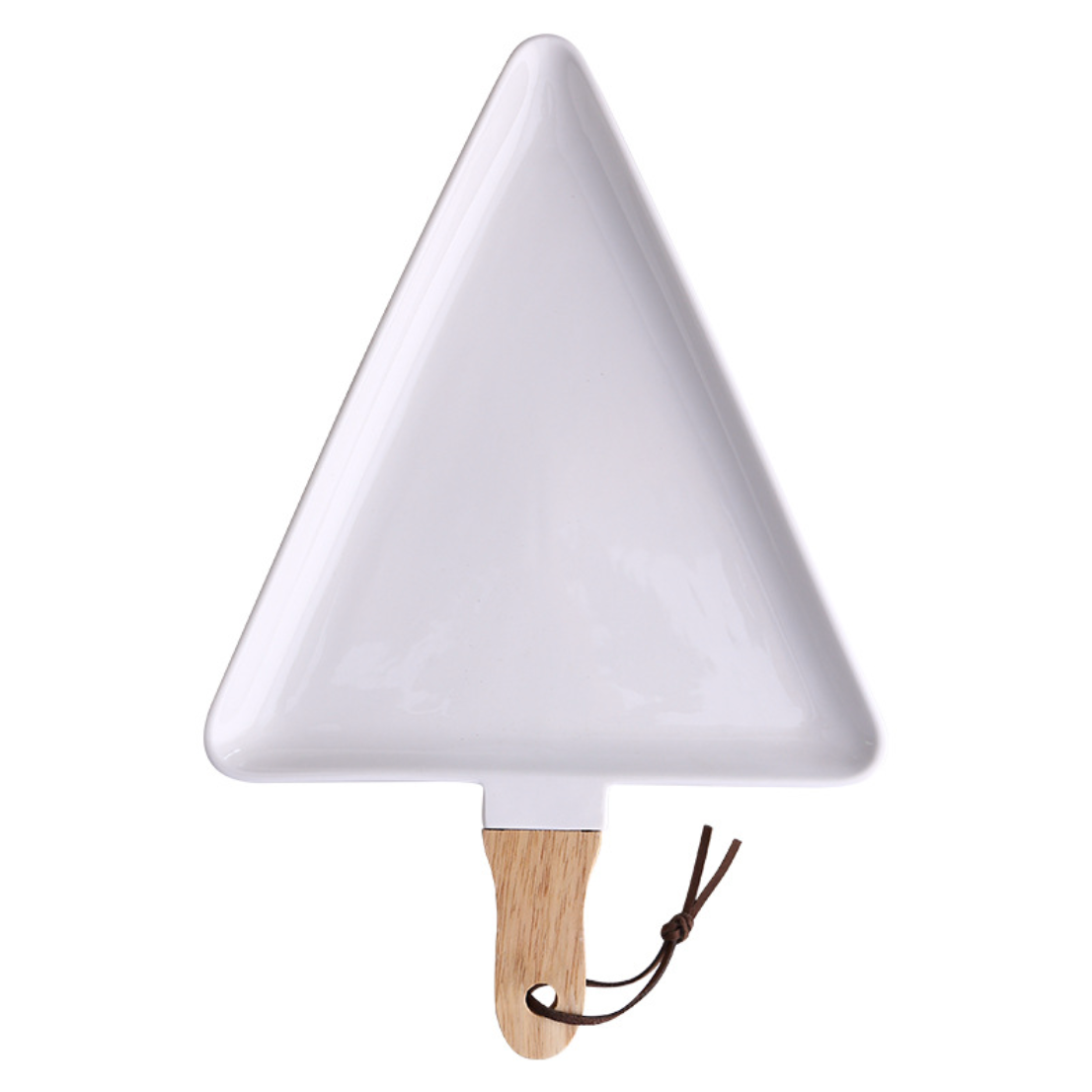 White Triangle Plate Large Nestasia