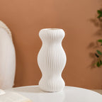 Pleated Flower Vase For Room Decor