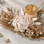 Whitney Dried Flower Tealight Holder Set Of 4 Nestasia