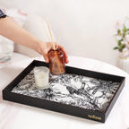 Wildlife Print Desk Organizer Tray Rectangle Nestasia