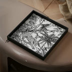 Wildlife Print Desk Organizer Tray Square Nestasia