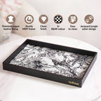 Wildlife Print Desk Organizer Tray Rectangle Nestasia