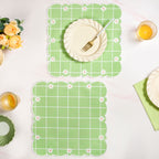 Scallop Embroidered Pure Cotton Table Mat Set Of 6 Nestasia