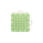 Scallop Embroidered Pure Cotton Table Mat Set Of 6 Nestasia
