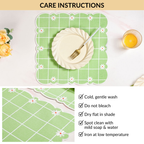 Scallop Embroidered Pure Cotton Table Mat Set Of 6 Nestasia