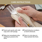 Willow Salad Serving Fork And Spoon Set Of 2 Nestasia