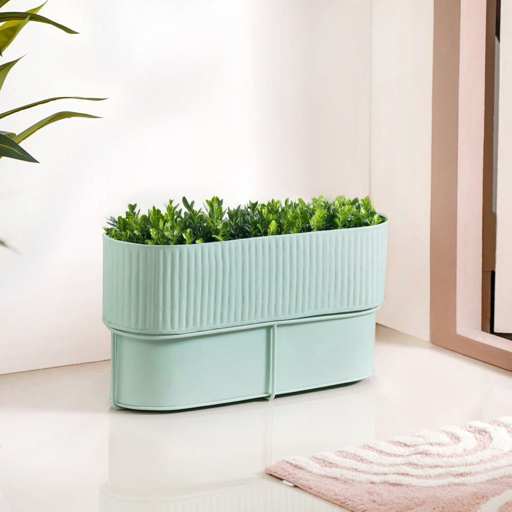 Window Box Planter With Stand Mint Nestasia