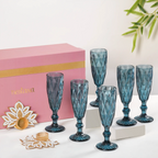 Glam Glassware Gift Hamper Set of 4 Nestasia