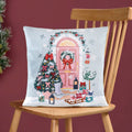 Winter Wonderland Embroidered Cushion Cover 40x40cm Nestasia