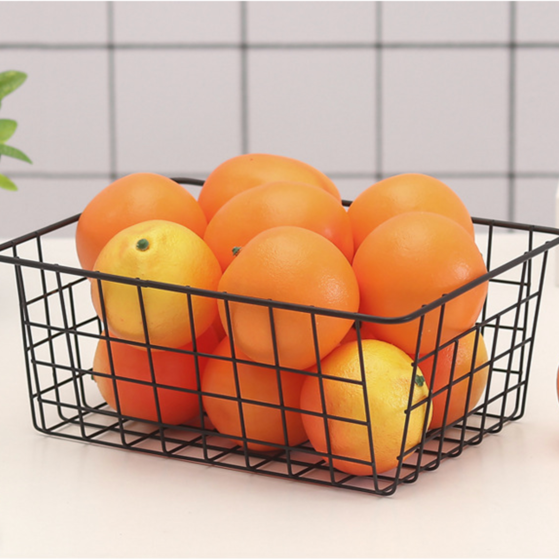 Wire Basket Black Nestasia