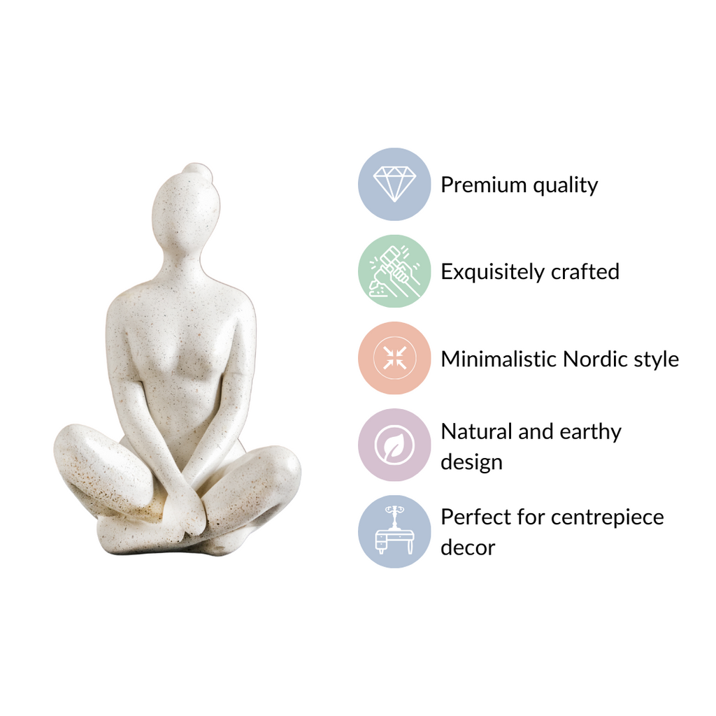 Sitting Woman Showpiece Nestasia
