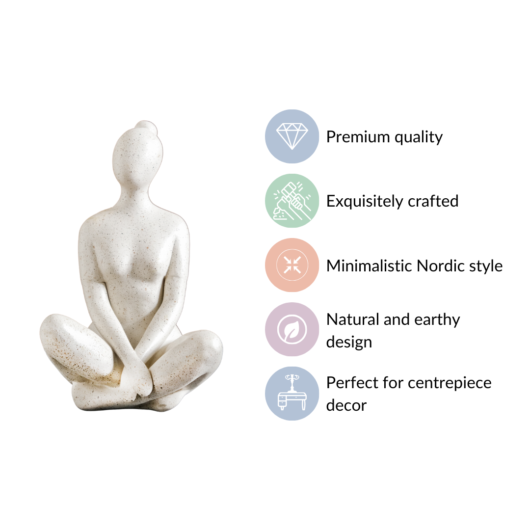 Sitting Woman Showpiece Nestasia