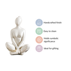 Sitting Woman Showpiece Nestasia