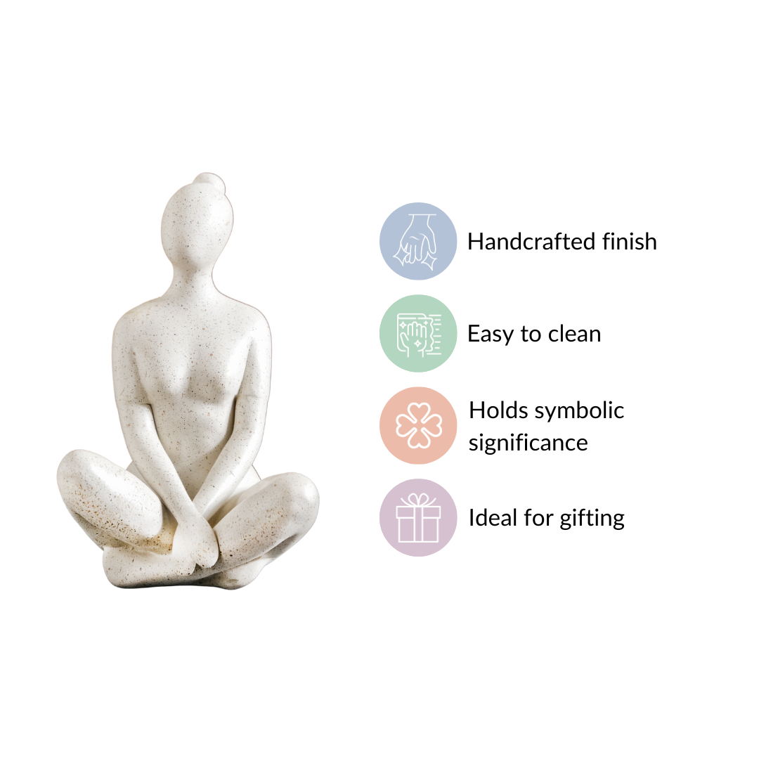Sitting Woman Showpiece Nestasia