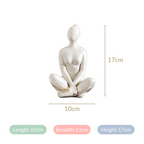 Sitting Woman Showpiece Nestasia