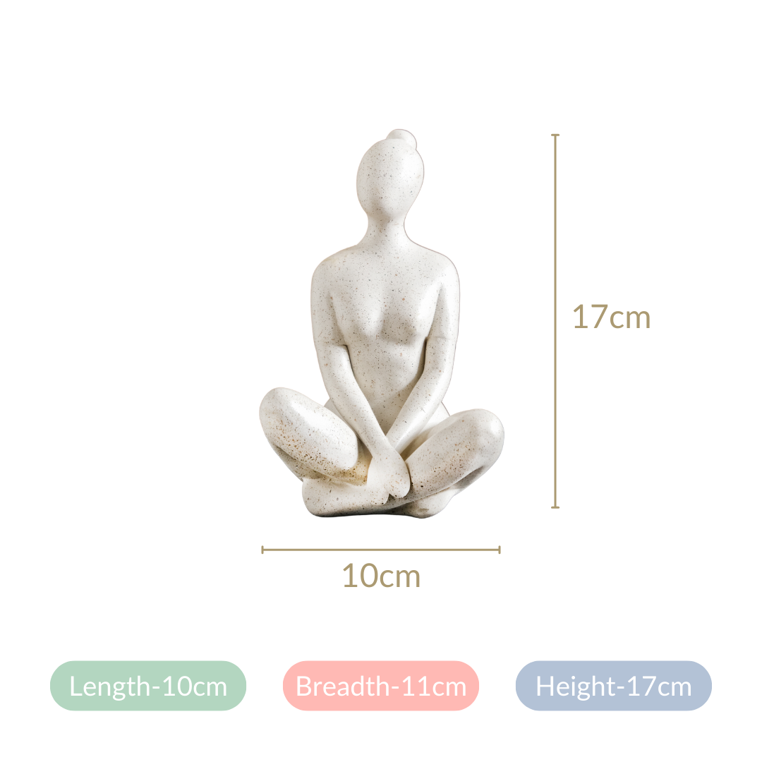 Sitting Woman Showpiece Nestasia