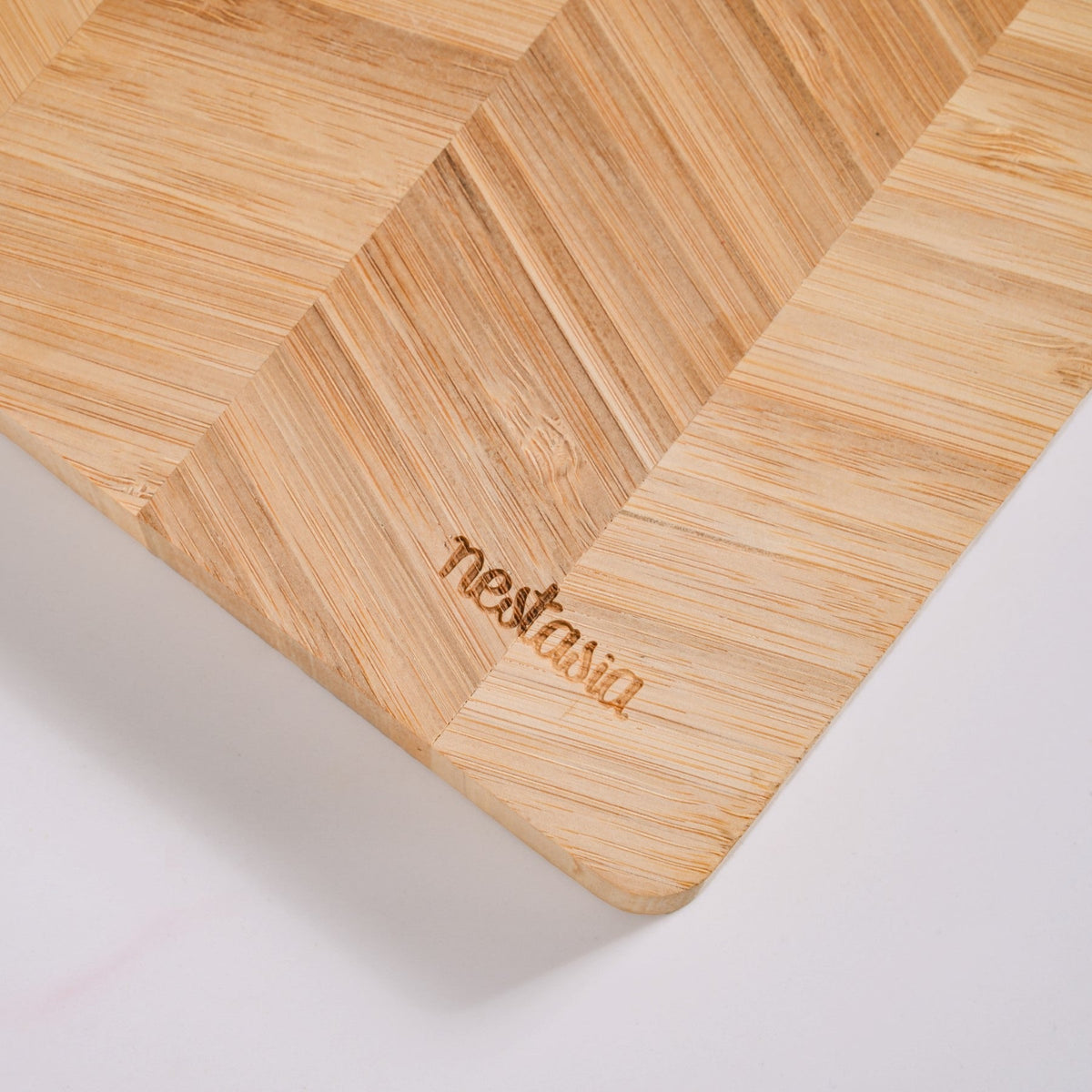 Wooden Platter With Metal Handle 12 Inch Nestasia