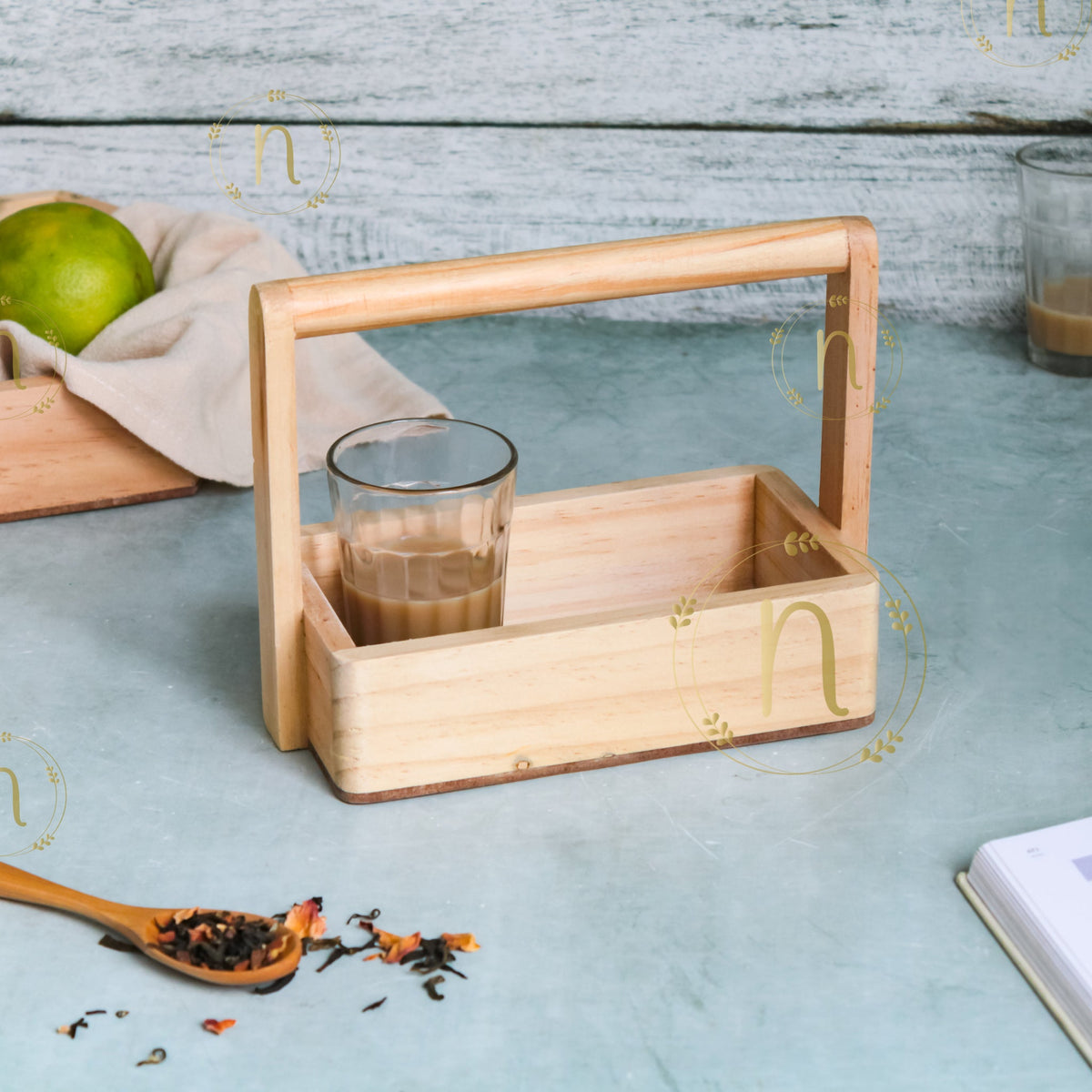 Wooden Caddy Nestasia