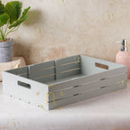 Grey Wooden Crate Nestasia