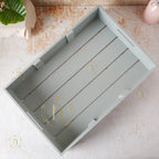 Grey Wooden Crate Nestasia