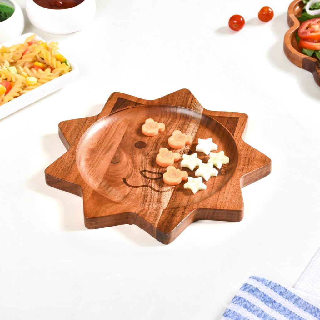 Lion Shaped Wooden Platter Nestasia