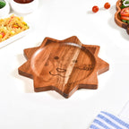 Lion Shaped Wooden Platter Nestasia